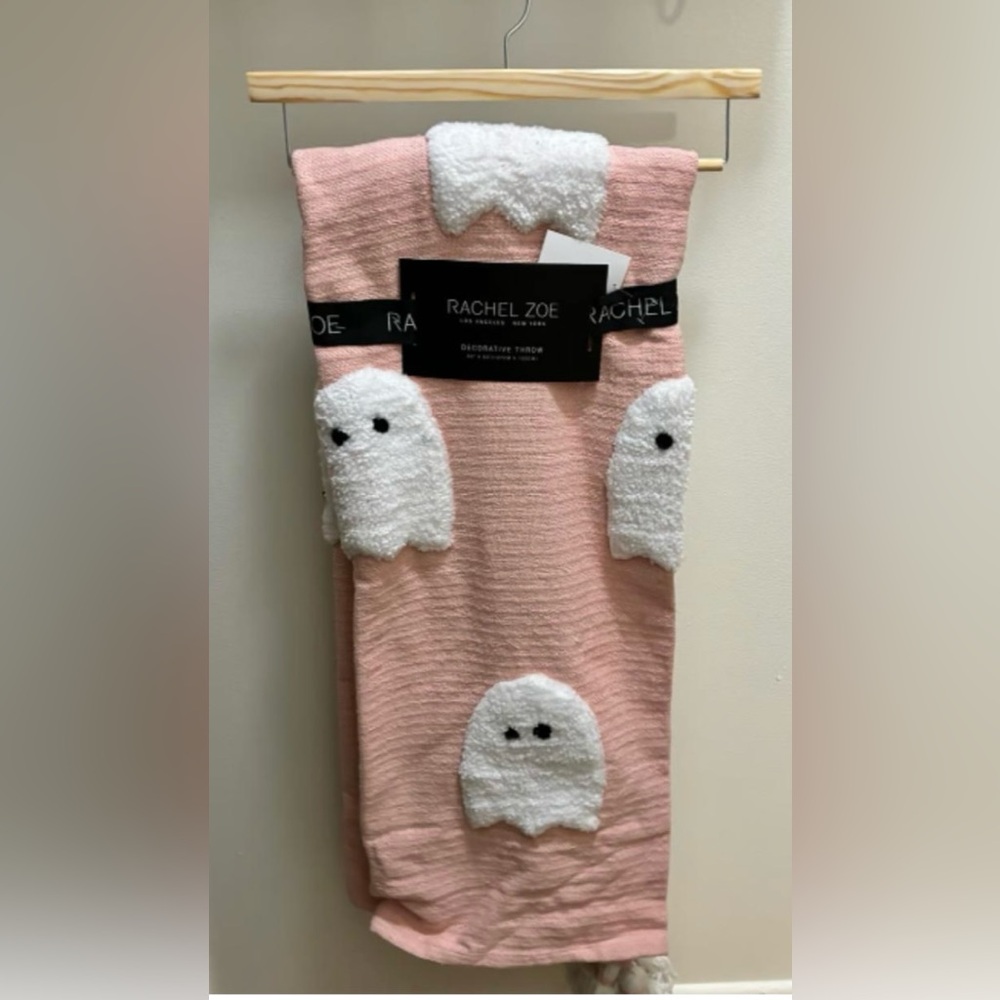 Viral Rachel Zoe Decorative Ghost Throw Blanket